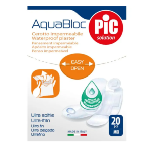 AQUABLOC 20 PLASTERS  MIX ANTIBACTERIAL