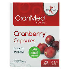 CRANMED CRANBERRY CAPSULES 28 CAP