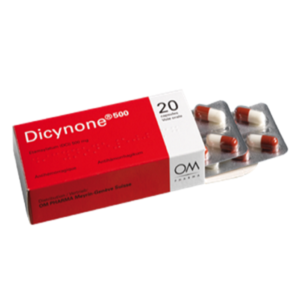 DICYNONE CAPSULES 500MG 20 CAPS