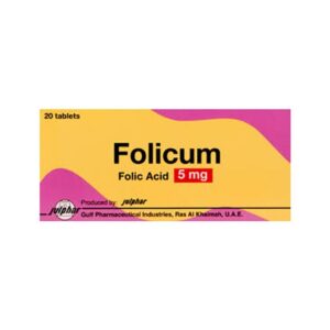 FOLICUM 5 MG 20 TAB