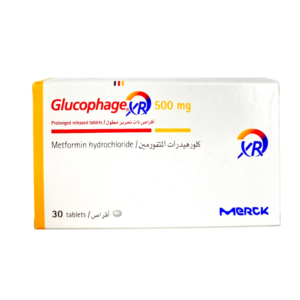 GLUCOPHAGE XR 500 MG 30 TAB