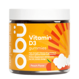 OBU VITAMIN D3 60 GUMMIES PEACH FLAVOR