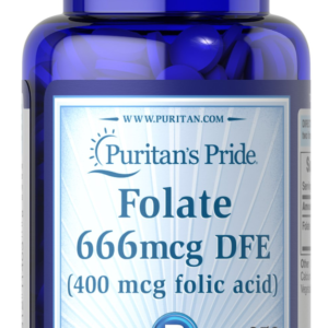 بيورتن بريد فولات 666 مبكروجرام فوليك اسيد 250 حبه