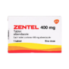 ZENTEL 400 MG 1 TAB